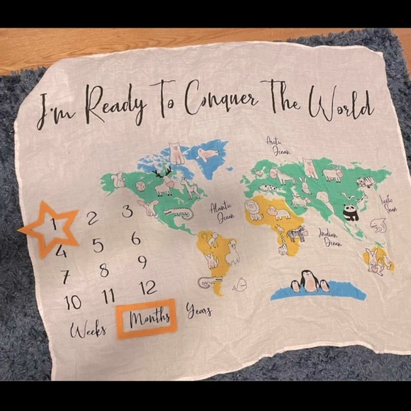 Milestone baby blanket 👶 - Picture 2 of 4